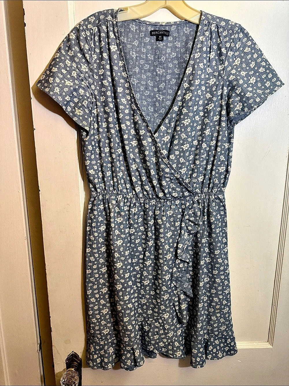 Jcrew Mini Dress in Blue & White Size xs